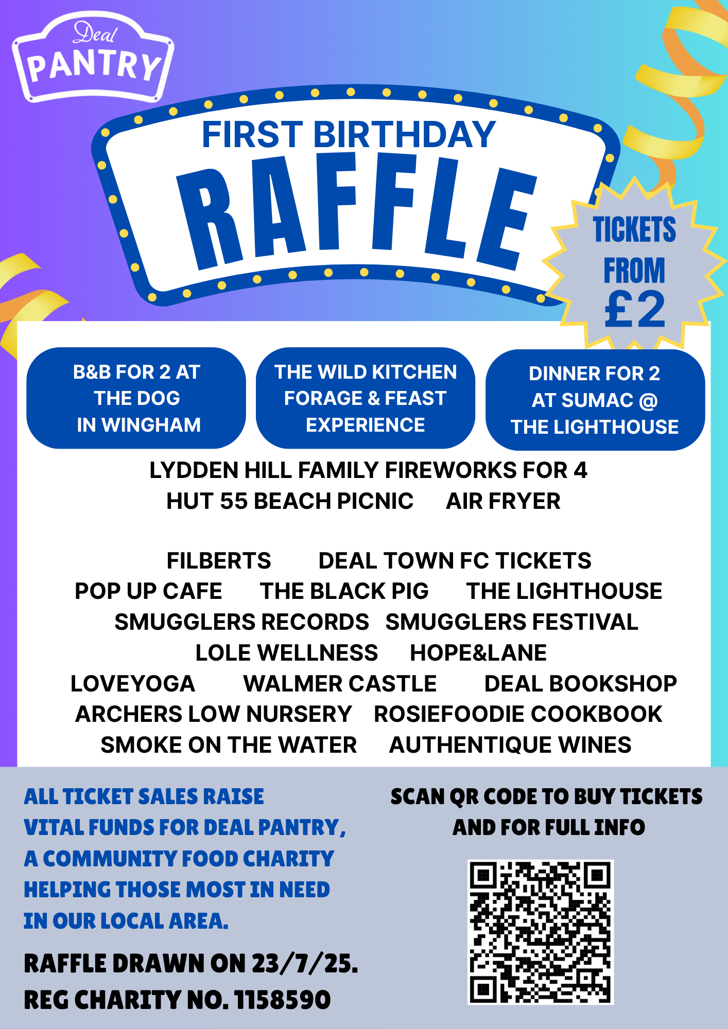 Deal Pantry's First Birthday Raffle